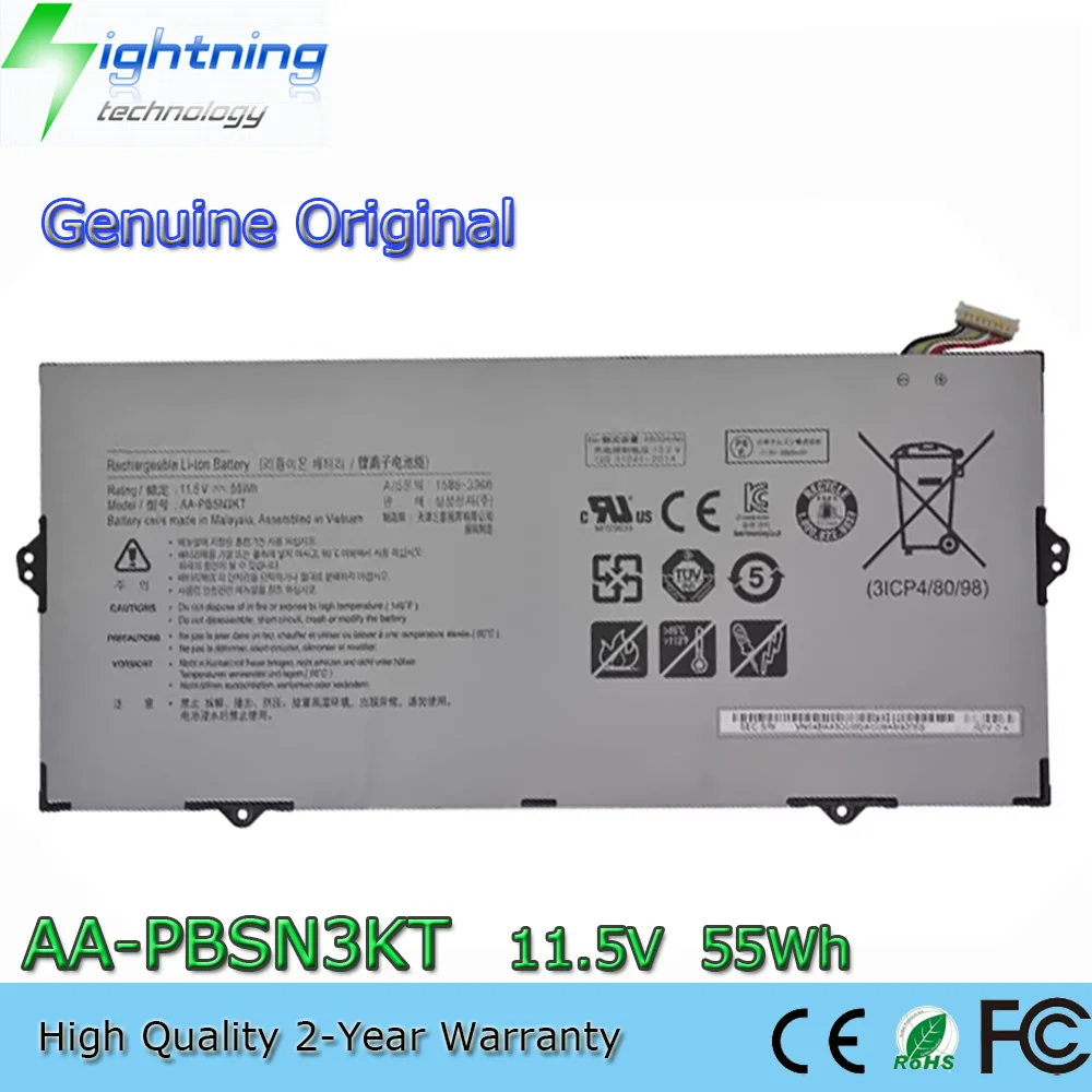 

Genuine AA-PBSN3KT 11.5V 55Wh Battery For Samsung 730MBE 750XBE NP930MBE NT930MBE NP730XBE