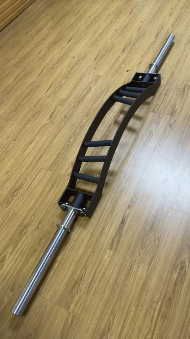 2.2 متر للجنسين الاستخدام التجاري معدات اللياقة البدنية صالة الألعاب الرياضية رفع الأثقال شريط الحديد السويسري متعدد القوس