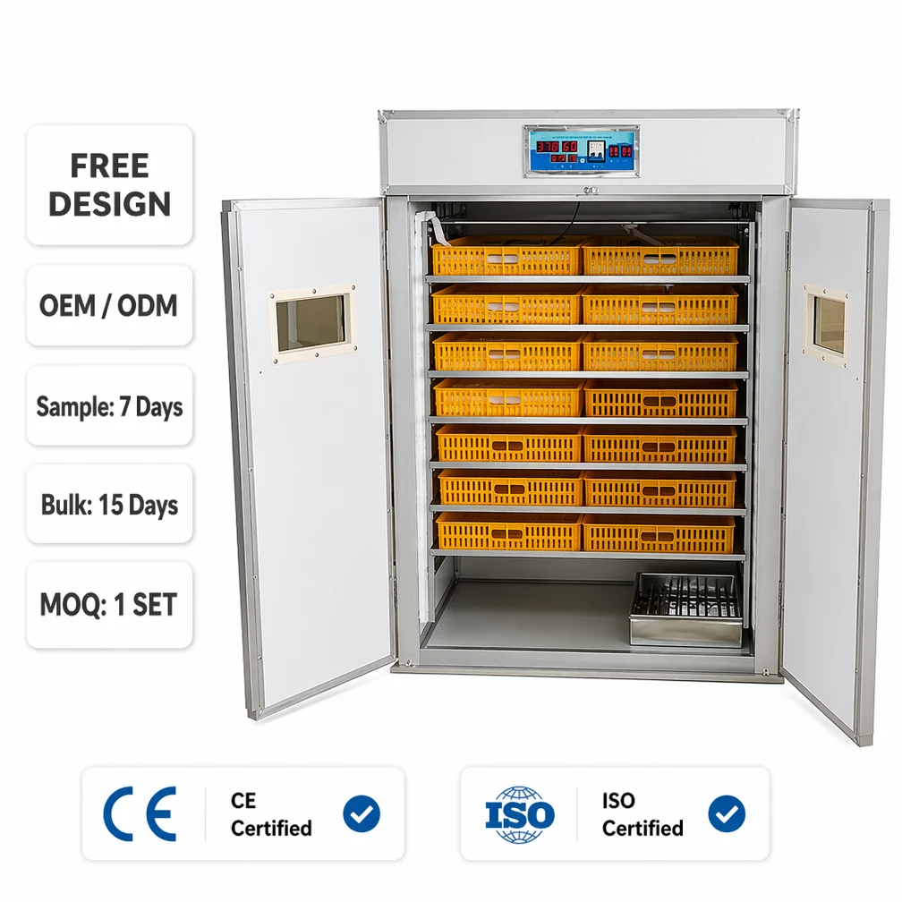 1232 Setter Automatic Electricity Egg Incubator New Chicken Egg Incubator & Hatcher With 98% Hatching Rate