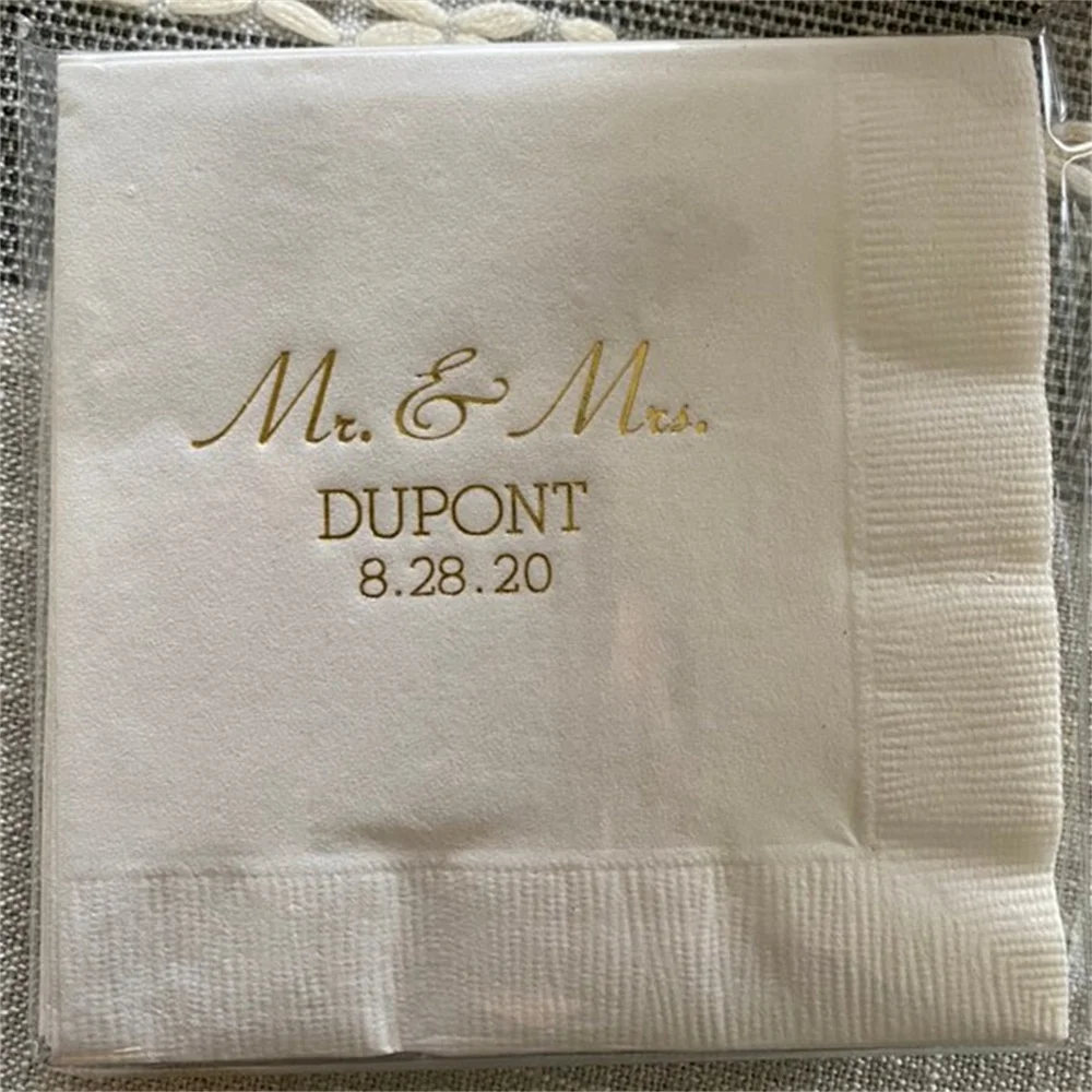 50PCS Personalized 3 Ply Wedding Napkins All You Need is Love and Pizza All Sizes Available Lots of Napkin Colors and Print Colo