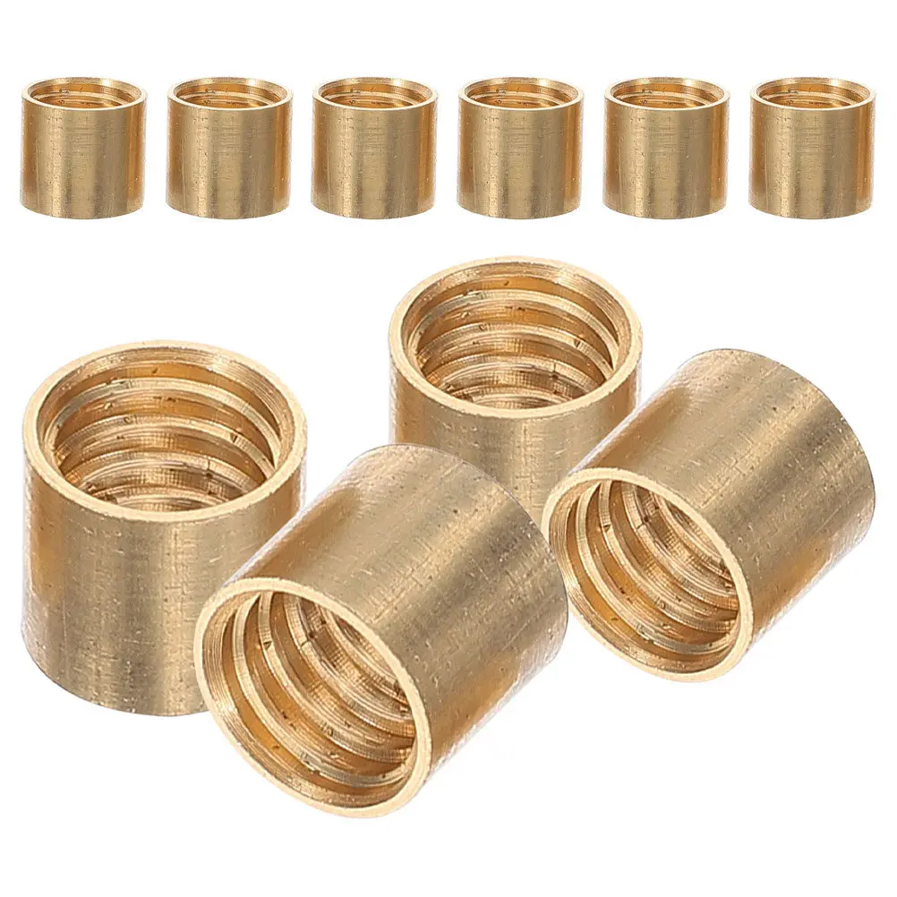

10Pcs Brass Billiard Replacement Ferrules for Pool Cues Snooker Cue Repair Kit Cue Stick Fixing Ferrules Enhanced Gameplay
