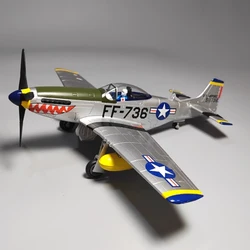 Diecast 1:48 Scale P51 P-51 Mustang fighter Alloy Finished Aircraft Simulation Model Toy Souvenir Gifts For Adult Boy