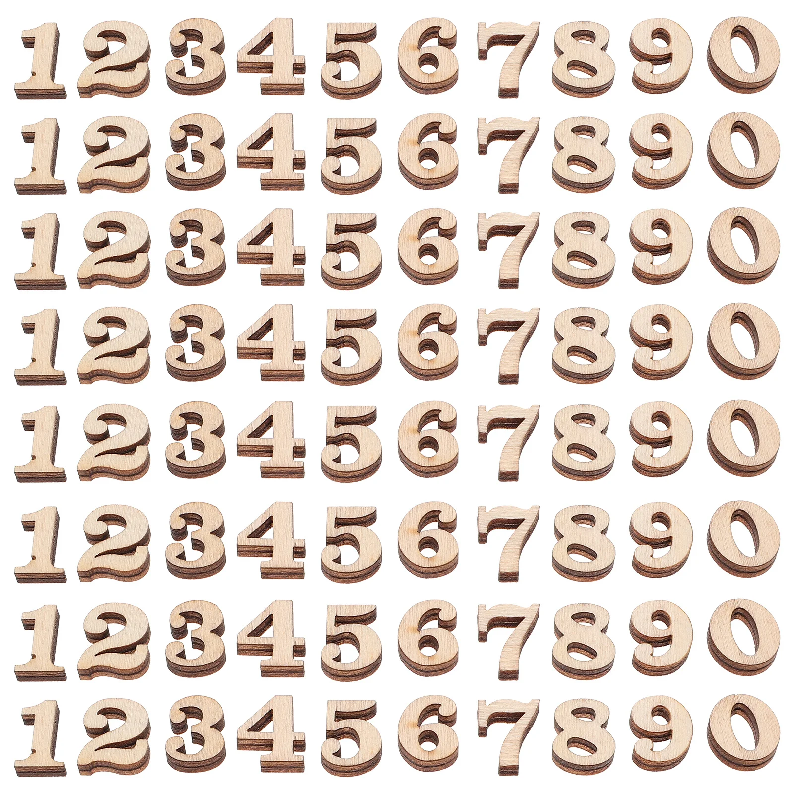 100 Buah Kerajinan Huruf Kerajinan Huruf Potongan Kayu Kosong Mainan Puzzle Bentuk Anak Permainan Potongan Kayu Edukasi