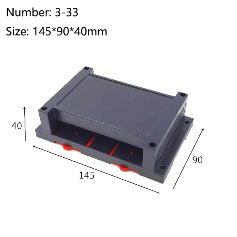 Professional Plastic Waterproof DIY Housing for Electronic Projects, PLC Controller