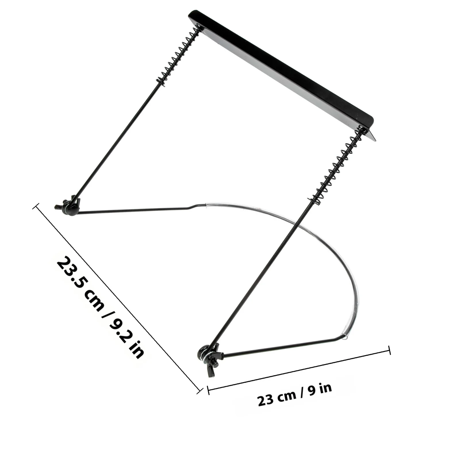 Support de cou pour Harmonica réglable en alliage de Zinc noir, support d'orgue buccal Durable, support de harpe Harmonica, accessoire professionnel