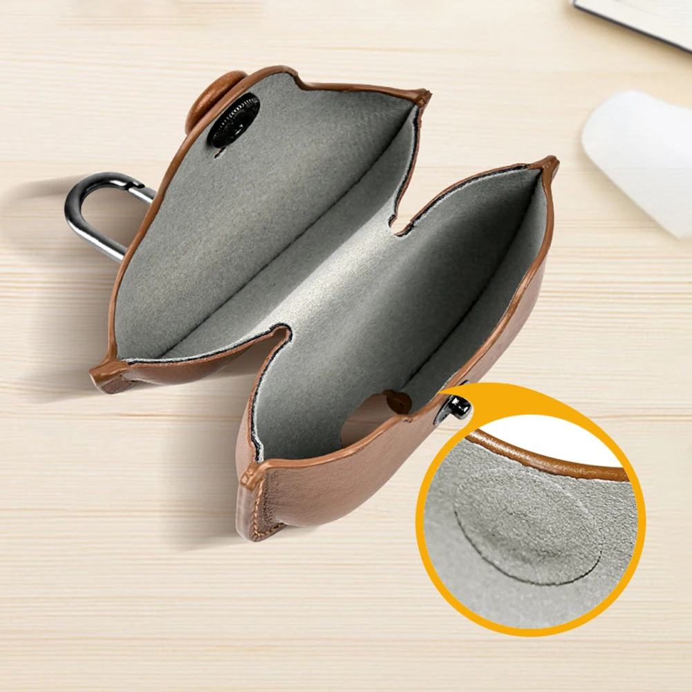 حافظة جلدية ريترو لأجهزة AirPods 4 غطاء حماية لسماعات الأذن غطاء حماية لجهاز Airpods 4th Generation