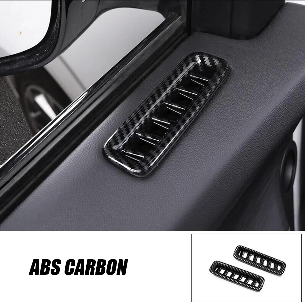 

For Changan UNI-K UNIK 2021-2023 Stainless /ABS carbon Car Front Dashboard Air Conditioning Vents Outlet Cover Trim Car Accessor