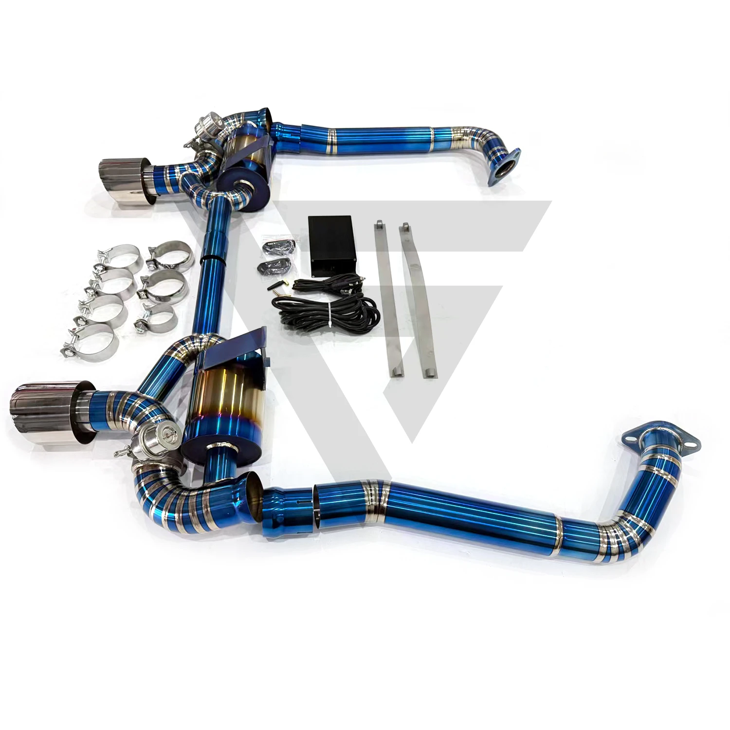

ECCF Titanium Catback Exhaust For Porsche 718 2.0T 2.5T change 718 GT4 style Aggressive Exhaust Sound Performance Upgrade