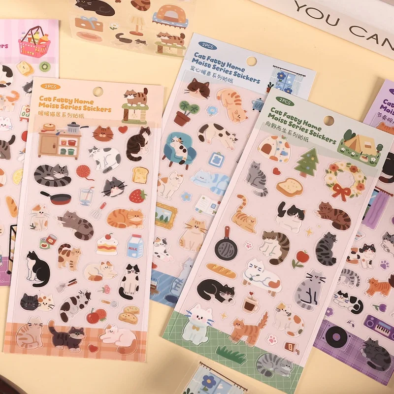30pack-lot-kawaii-cat-pet-stickers-cute-scrapbooking-diy-diary-decorative-stationery-sticker-album-stick-label