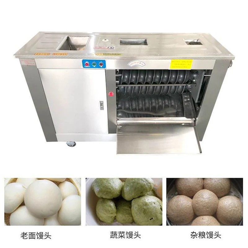 Luxury Stainless Steel Dough Ball Making Machine 2200W Industrial Automatic Chinese Steamed bread forming machine