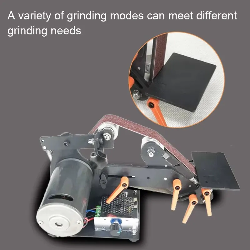 DIY Sanding Polishing Grinding Machine Cutter Edges Sharpener Belt Sander Desktop Knife Sharpener Belt Grinder 730x50MM 730x30MM