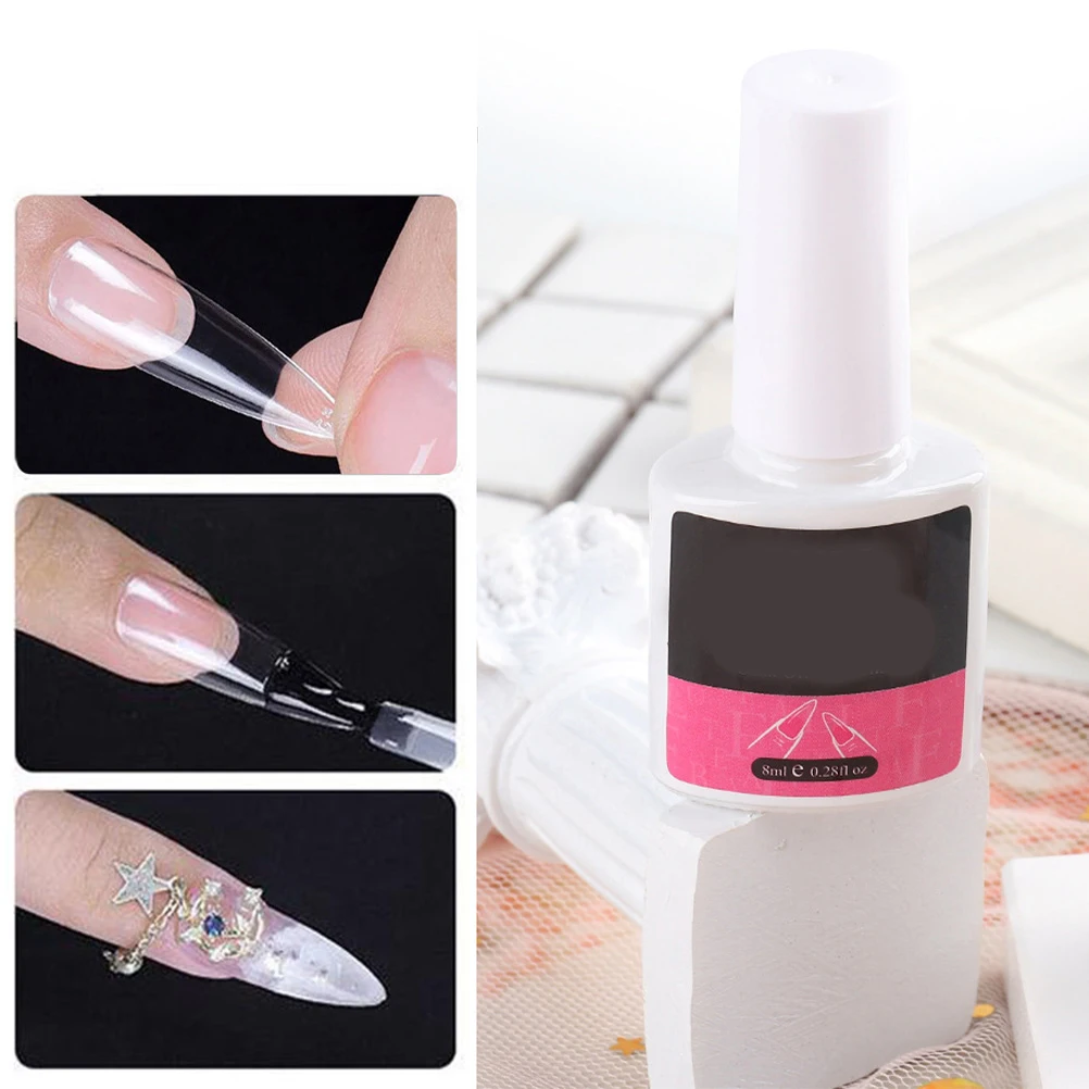 

2 Pcs Nail Gel Manicure Lengthen Supply Tools for Art Glue Extended Liquid Extension Tips