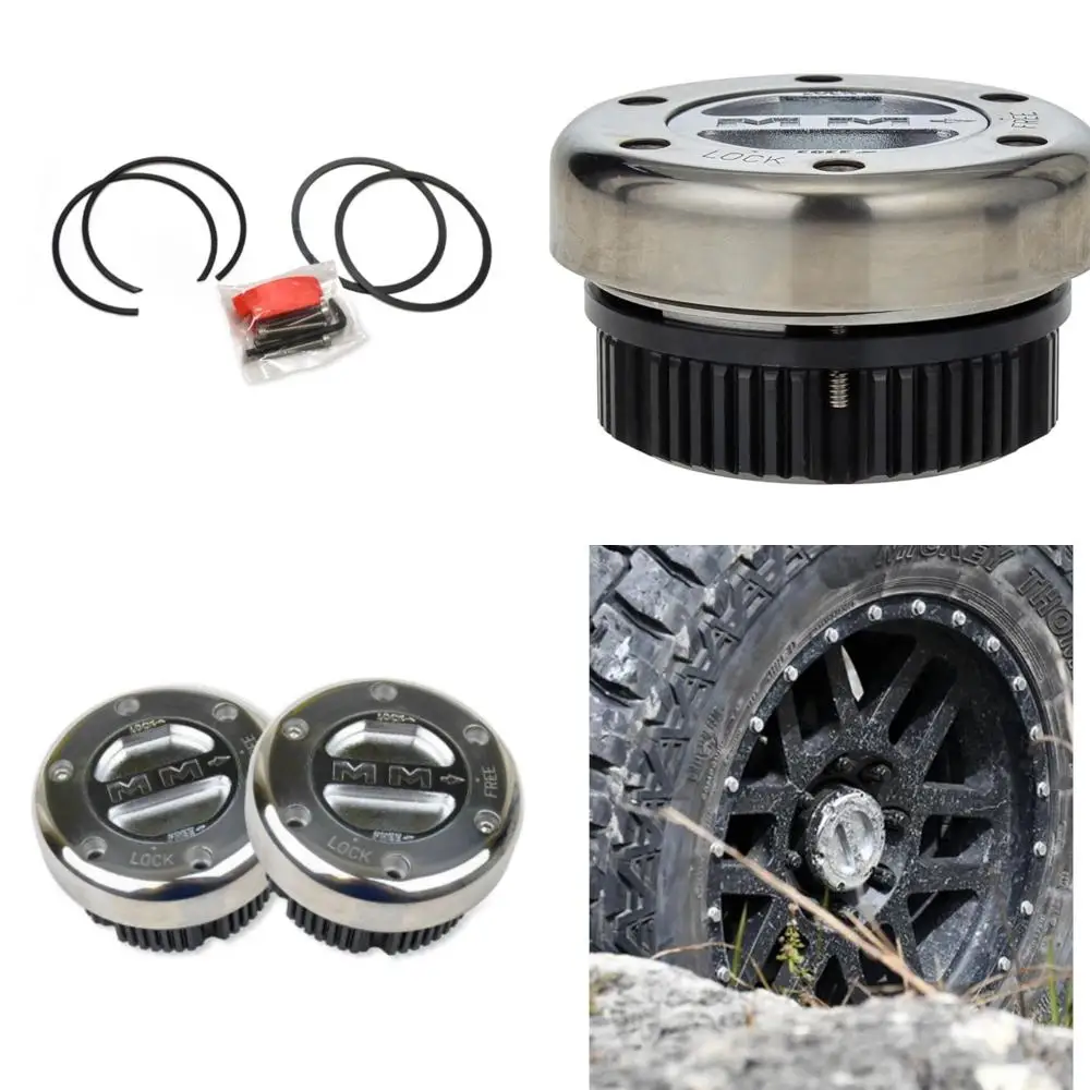 

Mile Marker 449SS Pair of Premium Locking Hubs fits 1999 2004 F250 F350 F450 F550 Excursion | Built for Durability & Reliability