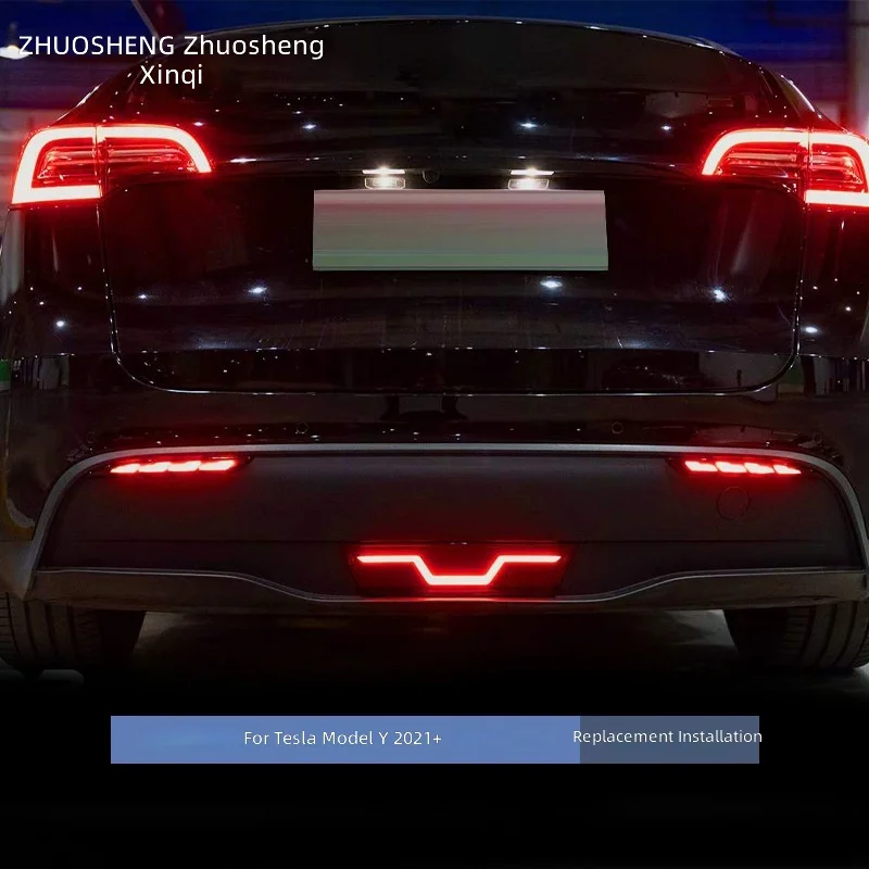 LED Tail Light, Classic Rear Lip Lamp for Tesla Model Y, Navigation Light Kit, Stylish Bumper Surround Trim, Car Accessories