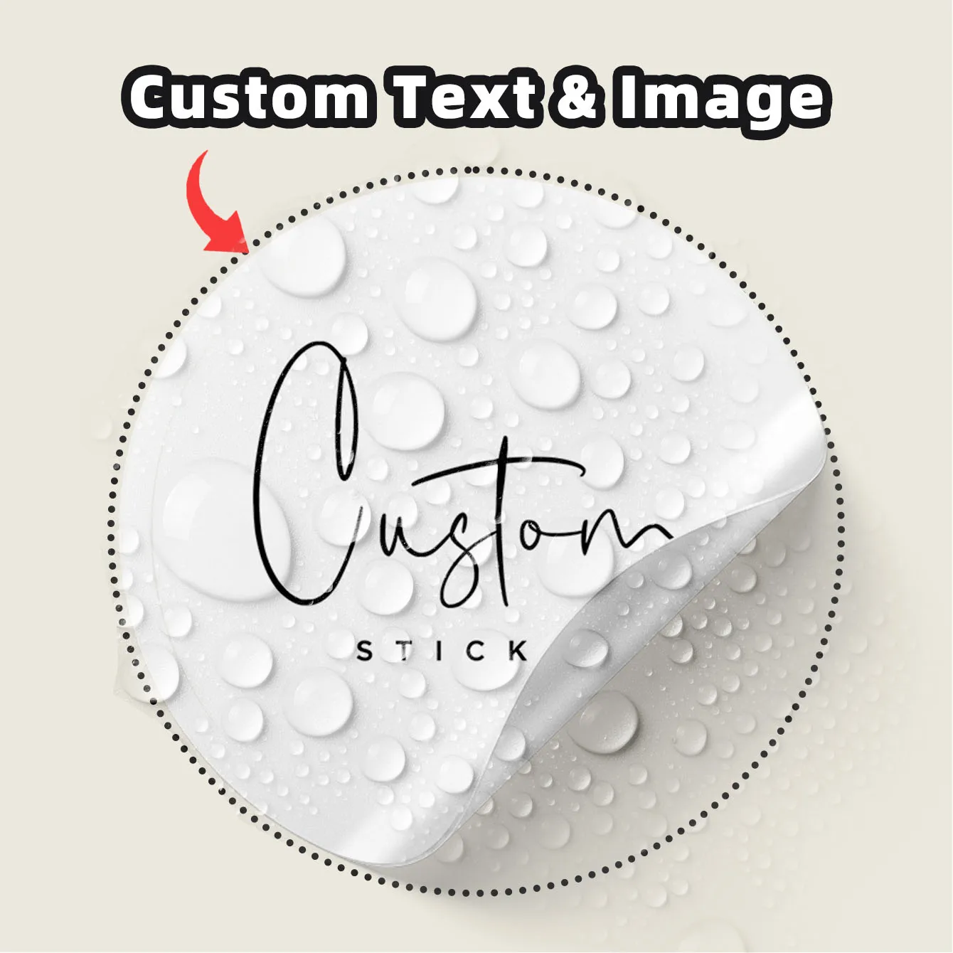 1-100Pcs Custom Waterproof Rou - đánh giá và giá Personalised Candle Label