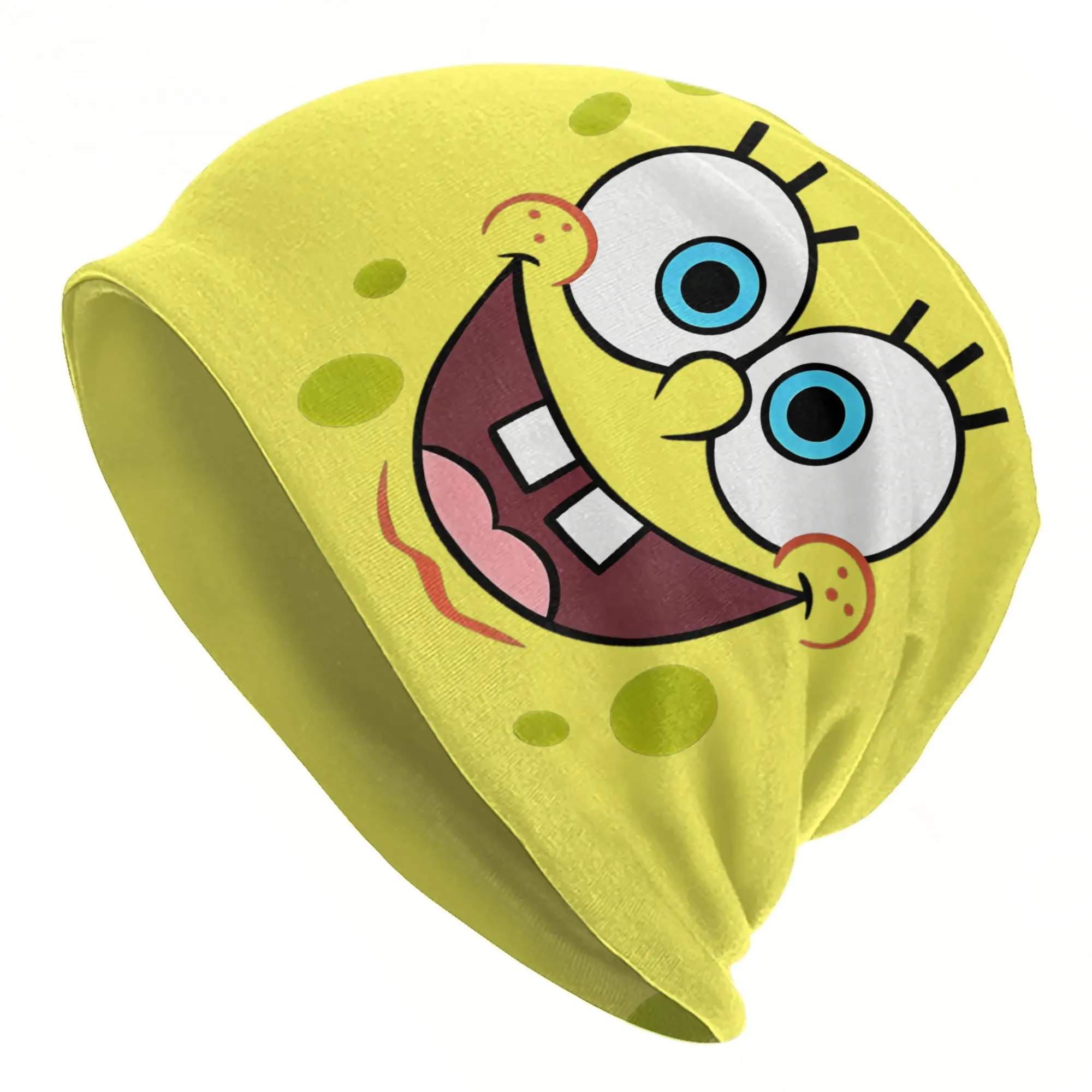 Spongebobed SquarePants Cap  Vintage Unisex Outdoor Skullies Beanies Hat Summer Warm Multifunction Bonnet Knitting Hats