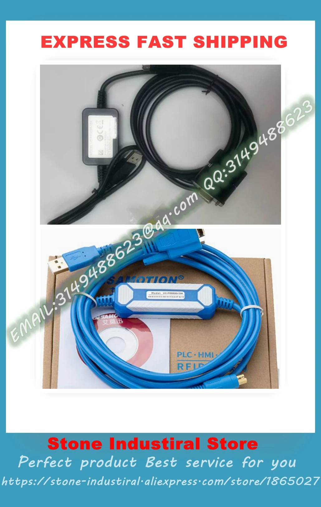 PLC Download  Communication ProgrammingCable Conversion Serial Port Usb UC-PRG020-12A New