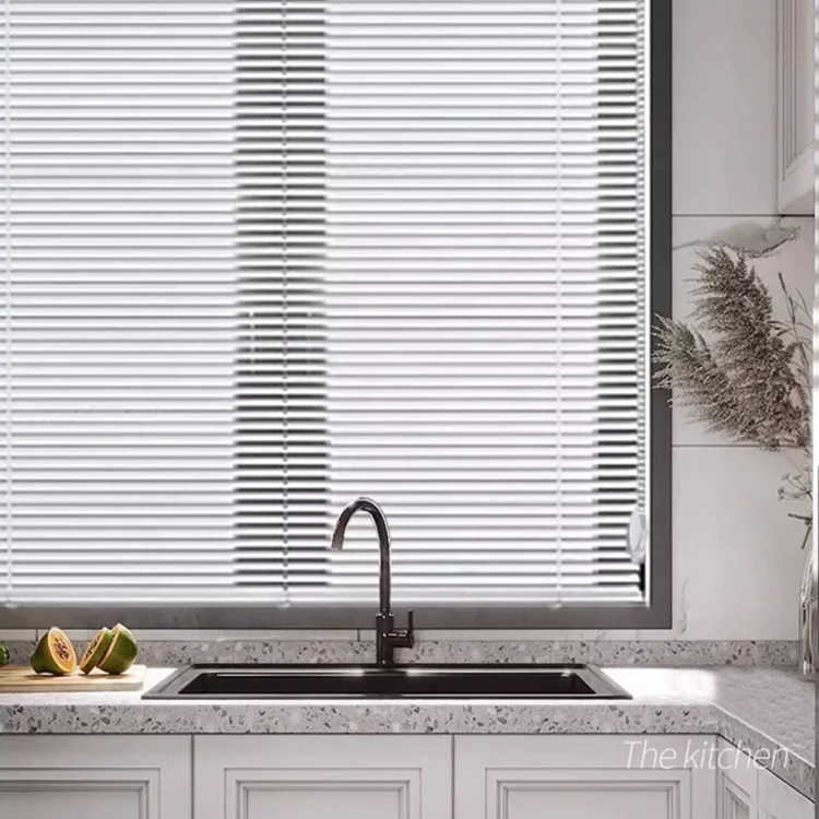 Home PVC/Aluminum Smart Motorized Venetian Curtains Blinds For Window Venetian Blind Shades & Shutters Persianas Sem Perfuracao