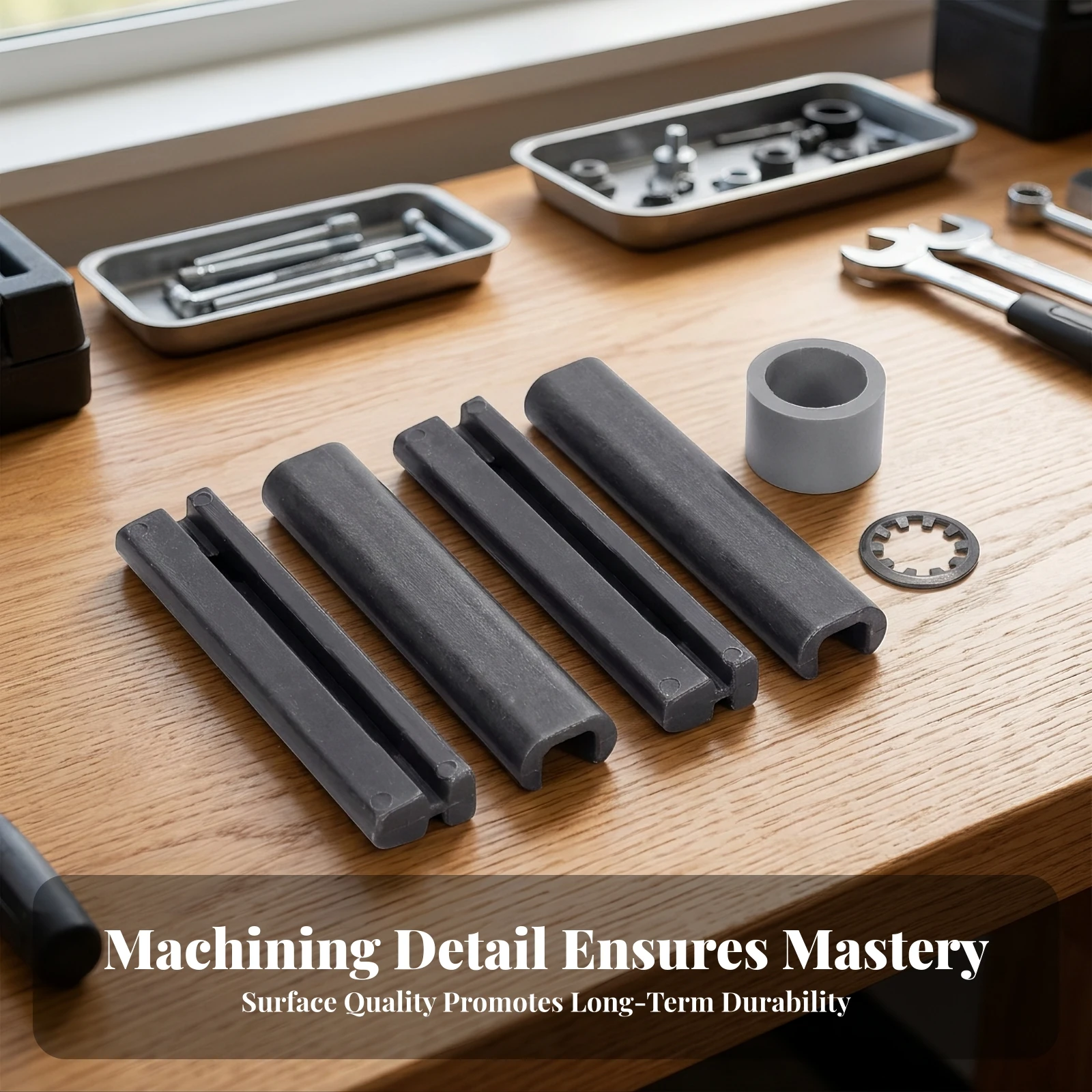 6 Pieces Tailgate Motor Guide Rail Bushings Compatible Rear Hatch Motor Bushing Kit Rear Hatch Bushing Kit Molded for Mechanics