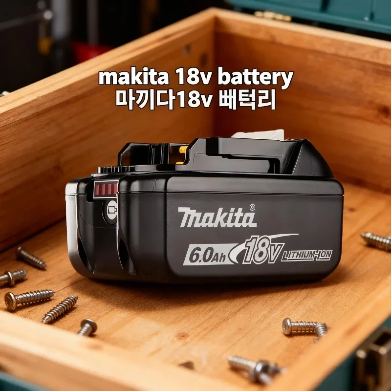 

Original Makita 18V 6.0Ah Replacement Lithium Battery for Makita 18V Battery BL1830B BL1850B BL1840 BL1860 BL1815 Electric tools