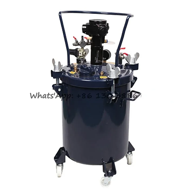 Hot Sale 10L Pressure Pot Agitator Manual Mixer Sprayer Automatic Stirring Barrel Paint Coating Spray Pneumatic Pressure Tank