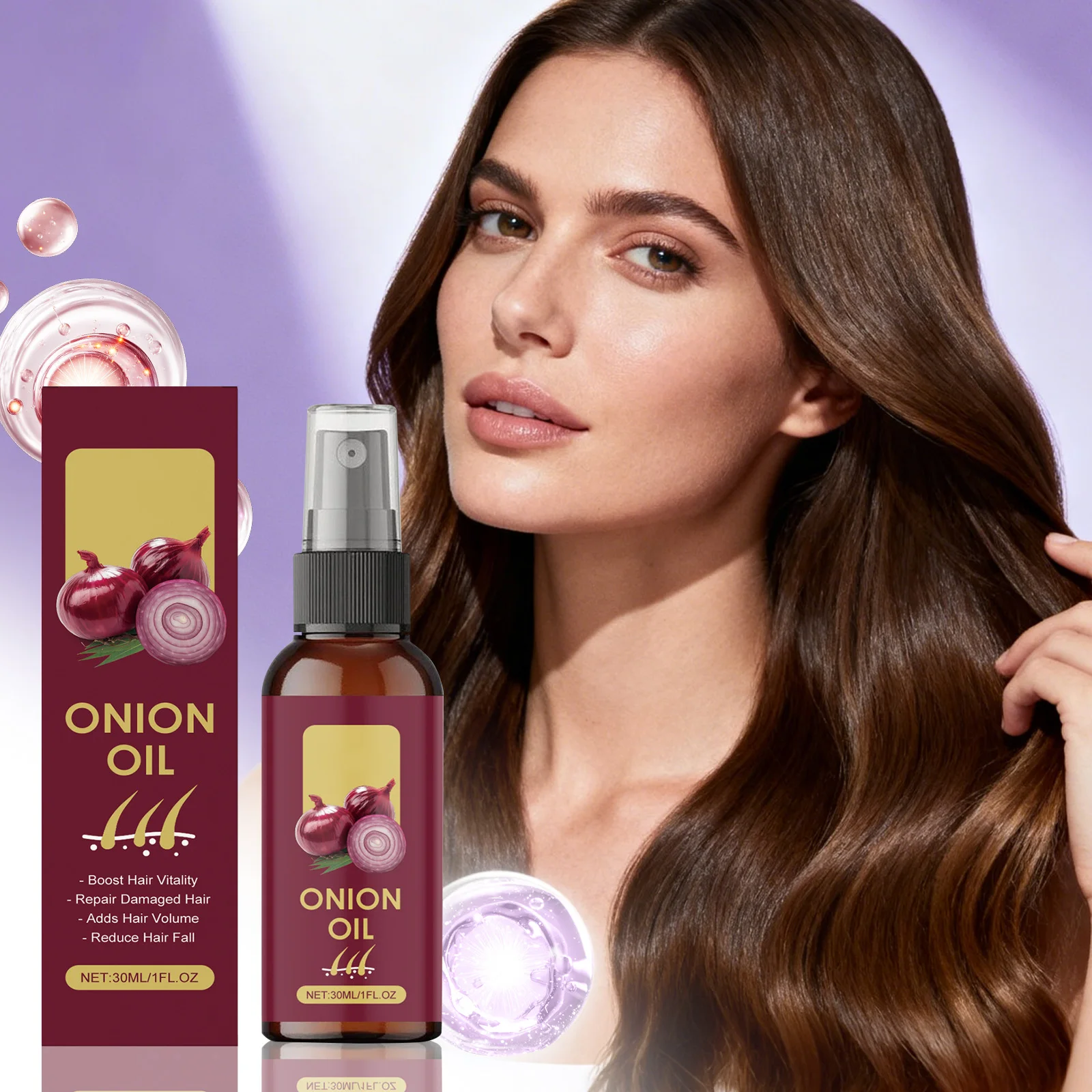 

Hair Growth Oil Nourishing Scalp Improving Blood Circulation Itching And Dry Scalp 30ml