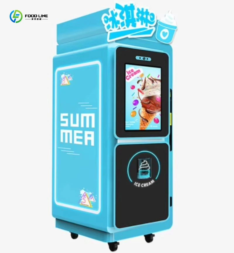 FL Customized Ice cream Machine Price Ice cream Chocolate Coating Machine 1 Flavor Soft Serve Ice cream Machine