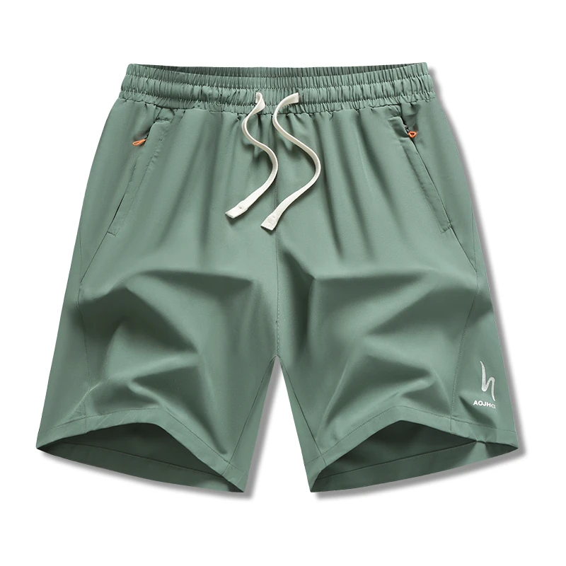 

2025 шорты мужские летние 8XL большой размер тонкий ледяной шелк быстросохнущие пляжные брюки повседневные спортивные короткие спортивные брюки для бега одежда