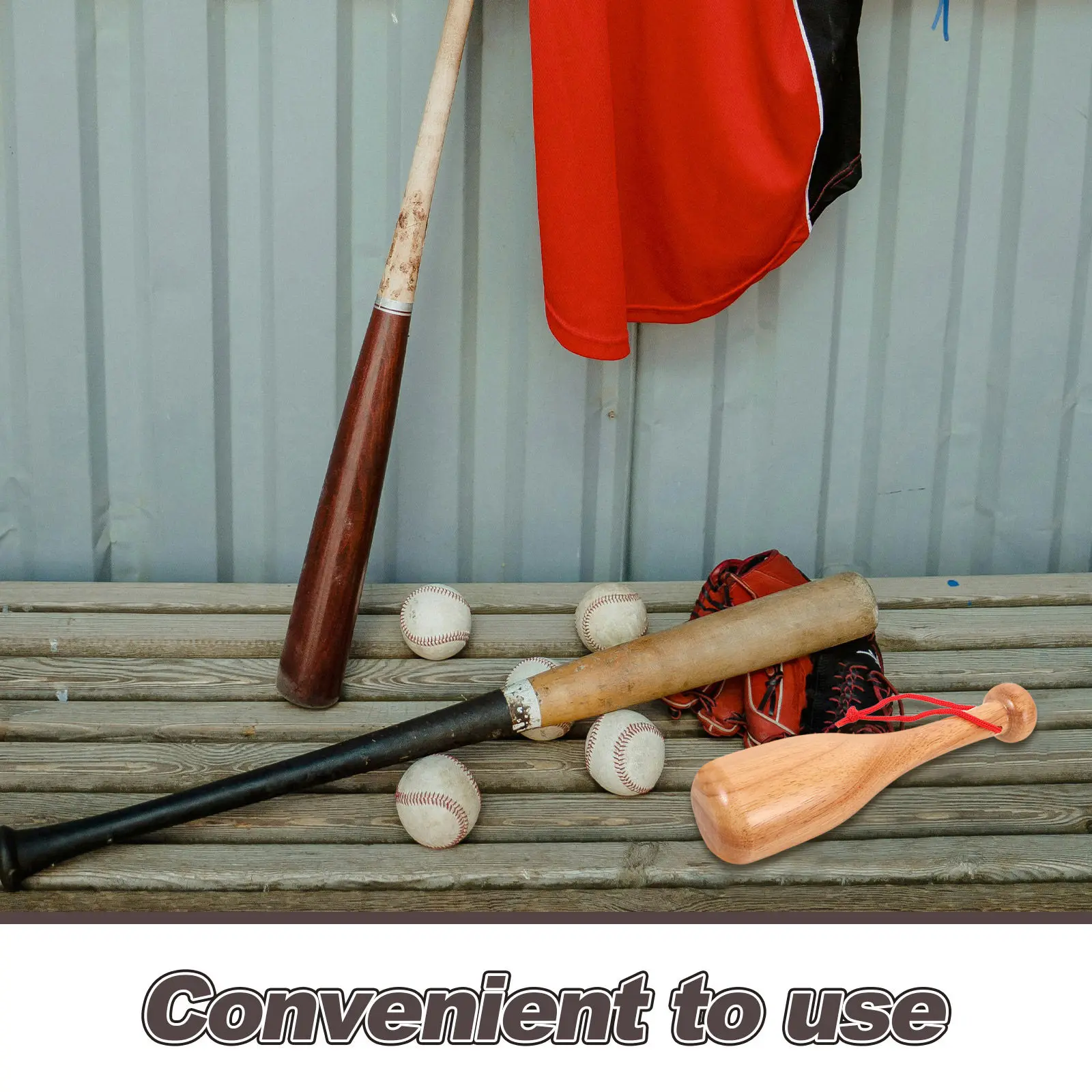 Baseball Glove Mallet Solid Wood One-Piece Heavy Construction Ergonomic Handle Glove Shaper Break in Tool for Baseball Softball
