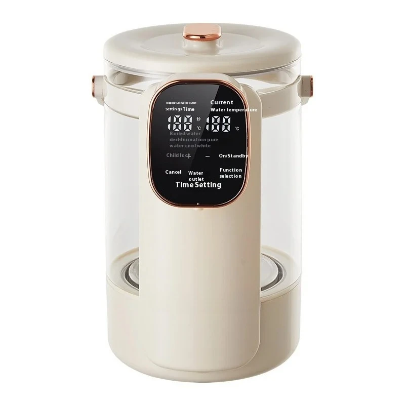 

4L automatic electric kettle office household insulation temperature display color 220V milk pot