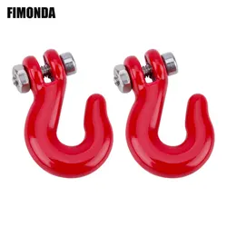 Metal Winch Hook Trailer Hook Rope for 1/10 Scale RC Car SCX10 TRX4 D90 TF2 CC01 YK Tamiya LCG Chassis Simulation Accessories