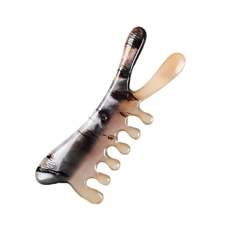 

Comb White Buffalo Horn Comb, Multifunctional Natural Horn Massage Comb