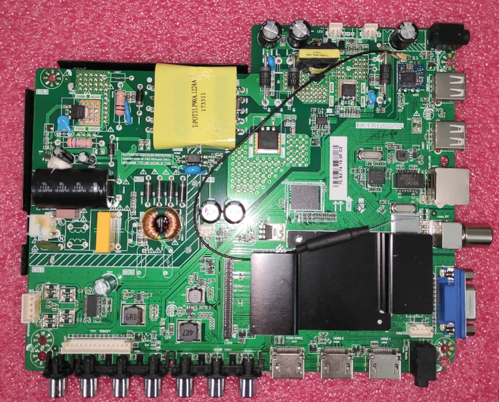 

hk.t.rt2968p90 Трехфункциональная сетевая Wi-Fi материнская плата для телевизора v400hj6-pe1 55v 600ma