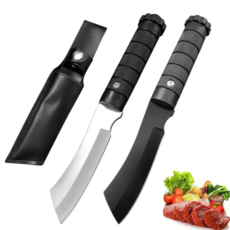 Handgefertigtes geschmiedetes Metzger-Ausbeinmesser, Fleischbeil, Schneiden von Fisch, Obst, Kunststoffgriff, Küchenmesser, multifunktionales Kochmesser