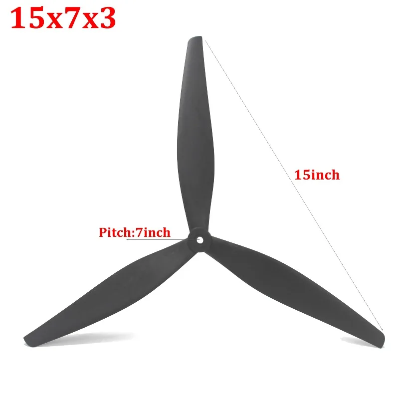NEEBRC 1507 15inch Propeller 15x7x3 3-Blade 2CW&2CCW Nylon Props for Long Range RC FPV Drone Multirotor Cinelifter DIY Parts - view 2