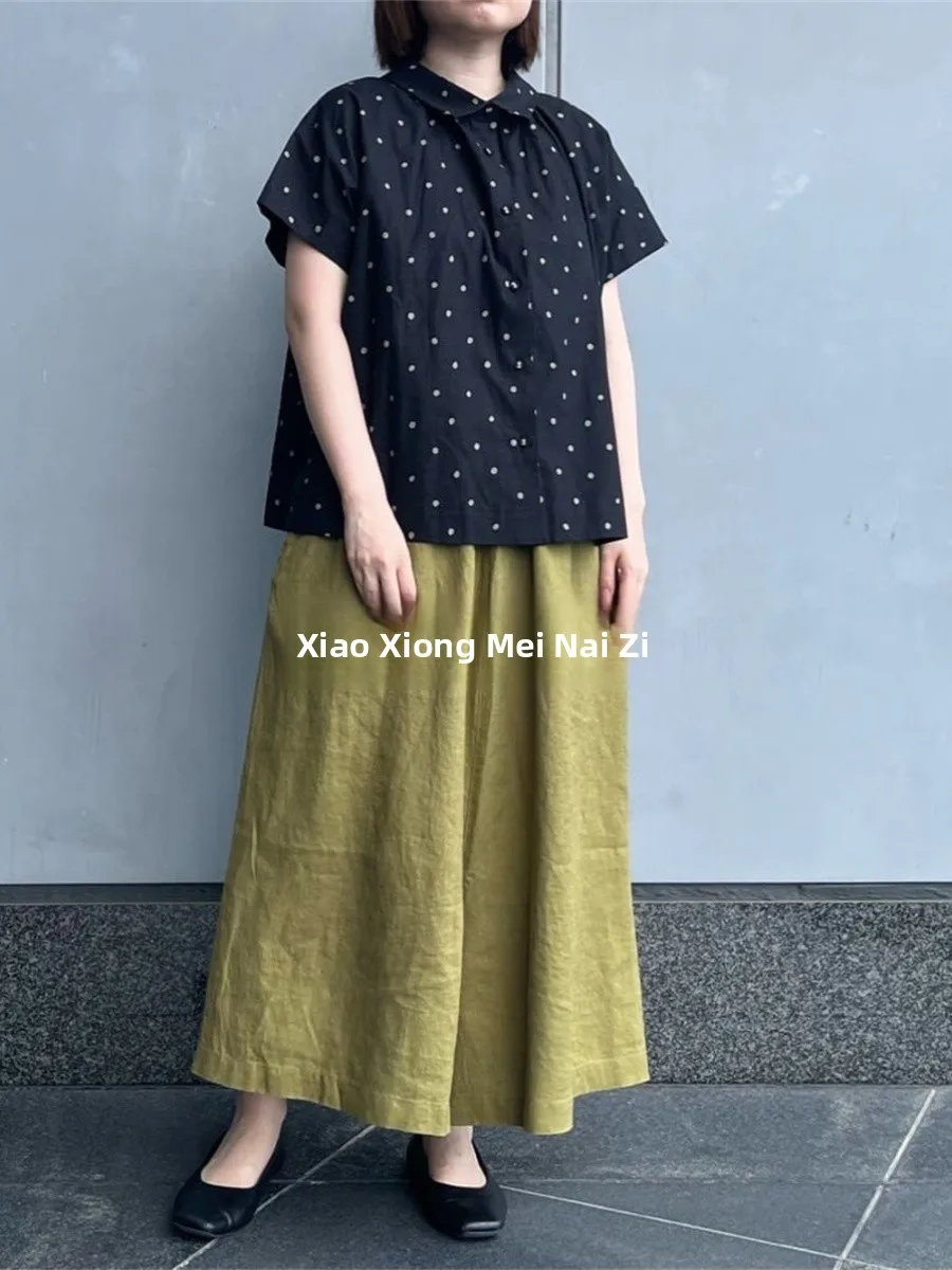 Super Comfortable All-Linen Casual Pants Loose Design Slimming High- Waist Versatile Style Premium Brand Women's Fashion