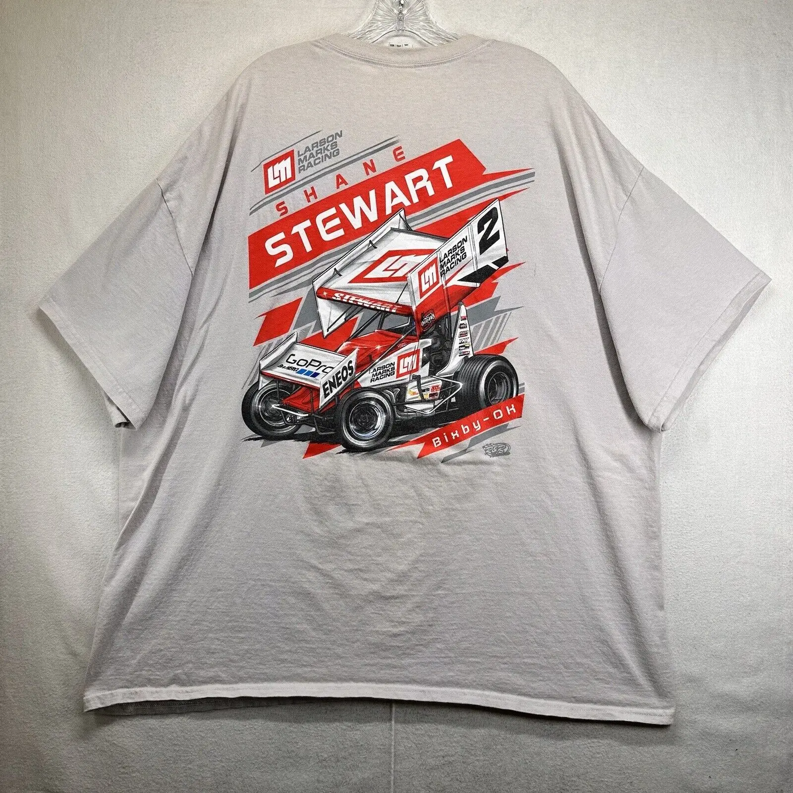 Shane Stewart Sprint Racing T-Shirt Men Size 3XL Larkson Marks Racing Tee