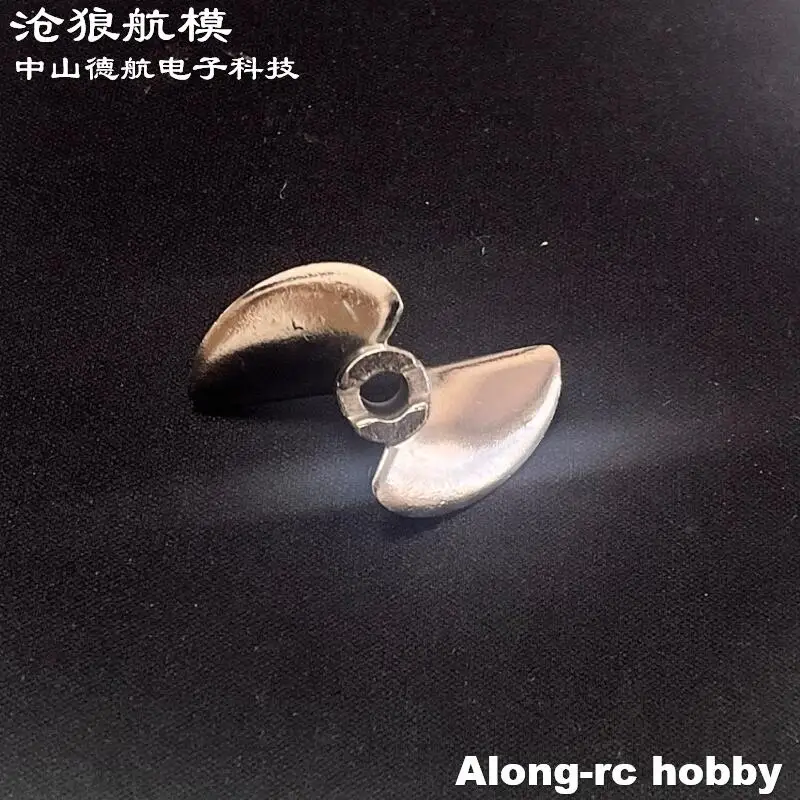 2 Stuks Rc Model Boten Onderdeel 40Mm Metalen Propeller Voor Volantex Rc Vector80 V798-2 798-4P 798-3 SR85 Atomic SR80 Pro