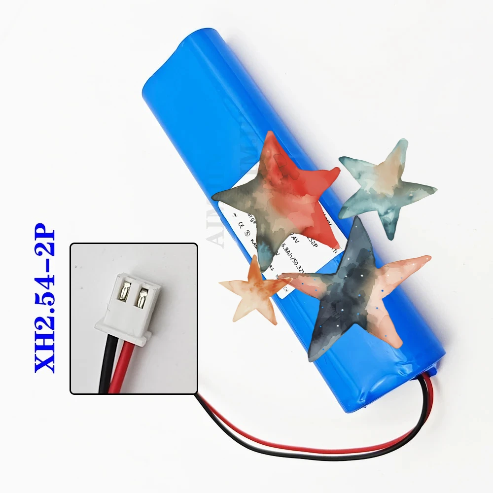 

Lithium-ion Battery 4800mAh 7.4 V, Suitable for Headlights/CCTV/cameras 2S2P Battery Pack 18650