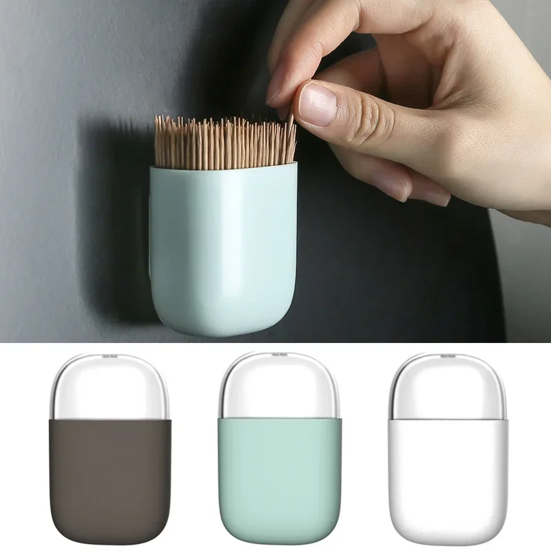 Creative Magnetic Toothpick Box Refrigerator Toothpick Holder with Magnet Household Toothpick Storage Box Picktooth Container