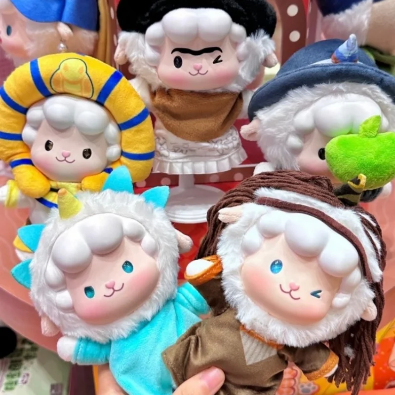 

Top Toy Roll Sheep Art Journey Blind Box Vinyl Plush Pendant Cute Doll Trendy Handmade Doll Mystery Box Birthday Surprise Gifts
