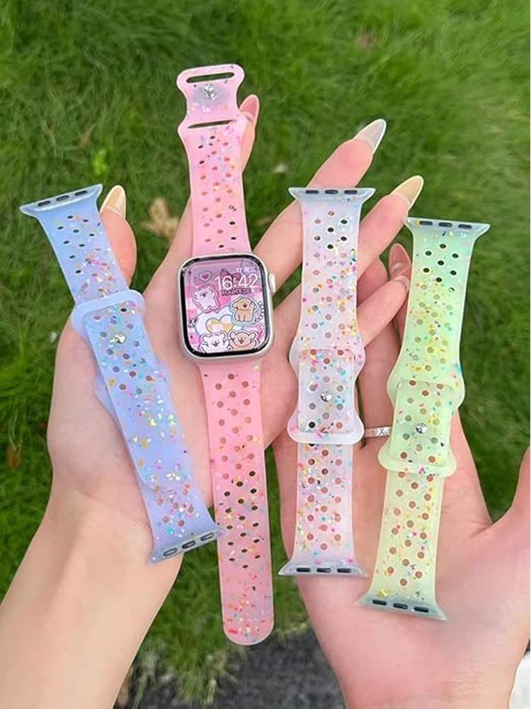 الأشرطة ل سوار ساعة يد آبل 10 9 8 7 6 5 4 SE Ultra 2 42 مللي متر 46 45 44 49 مللي متر الرياضة سيليكون سوار كوريا iWatch 40 38 41 مللي متر 2026