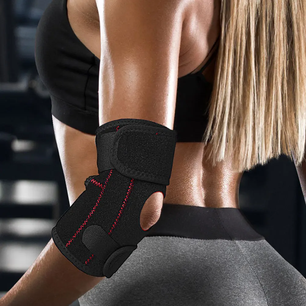 

Sports Elbow Pads Professional Brace Adjustable Sleeve Towel Guard Premium Material Durable Practical Long Term Use