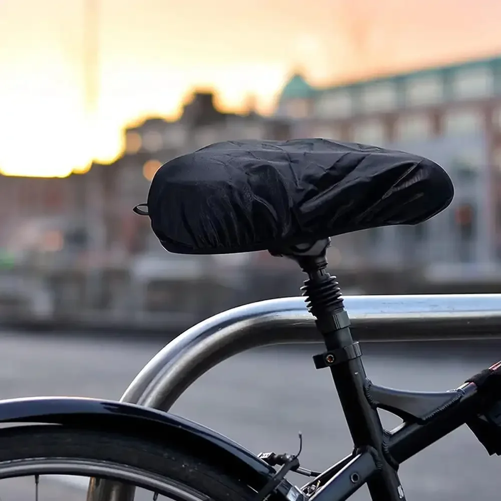 Funda impermeable para asiento de bicicleta, funda para cojín de asiento de bicicleta lavable, cojín protector Universal contra el polvo y la lluvia, accesorios para bicicleta