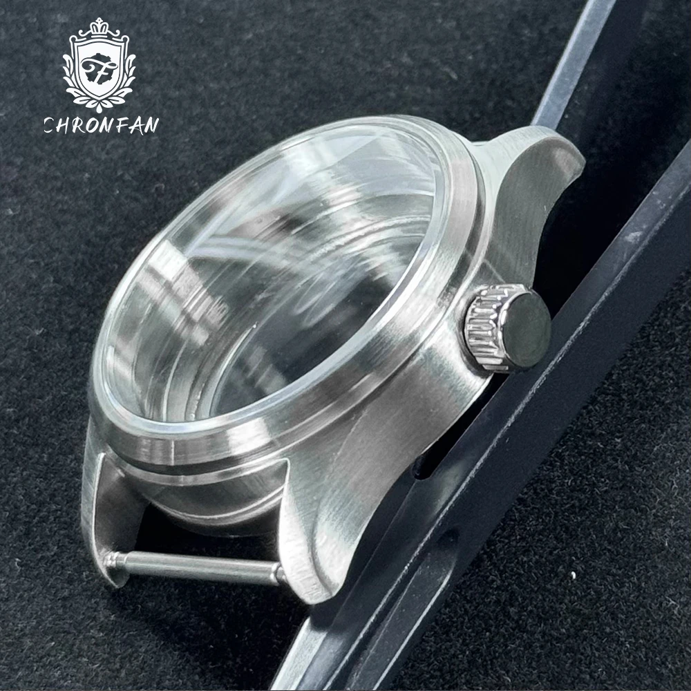 CHRONFAN Pilot Little Prince 36/39mm Arched Glass brushed stainless steel case Sapphire Glass 20ATM Fit NH35 NH35A NH36 Movement image 6