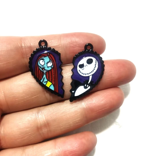 Lot 10 Pcs Cartoon  Charms Jewelry Making  Earrings Pendants Necklaces Bracelets DIY Accessories gift