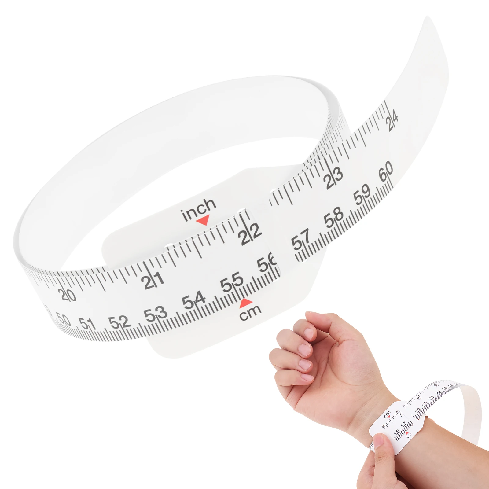 24in 60cm Newborn Head Measuring Tape Measure for Baby Child Pediatrics Portable Head Circumference Sewing Tailor Tape Ruler