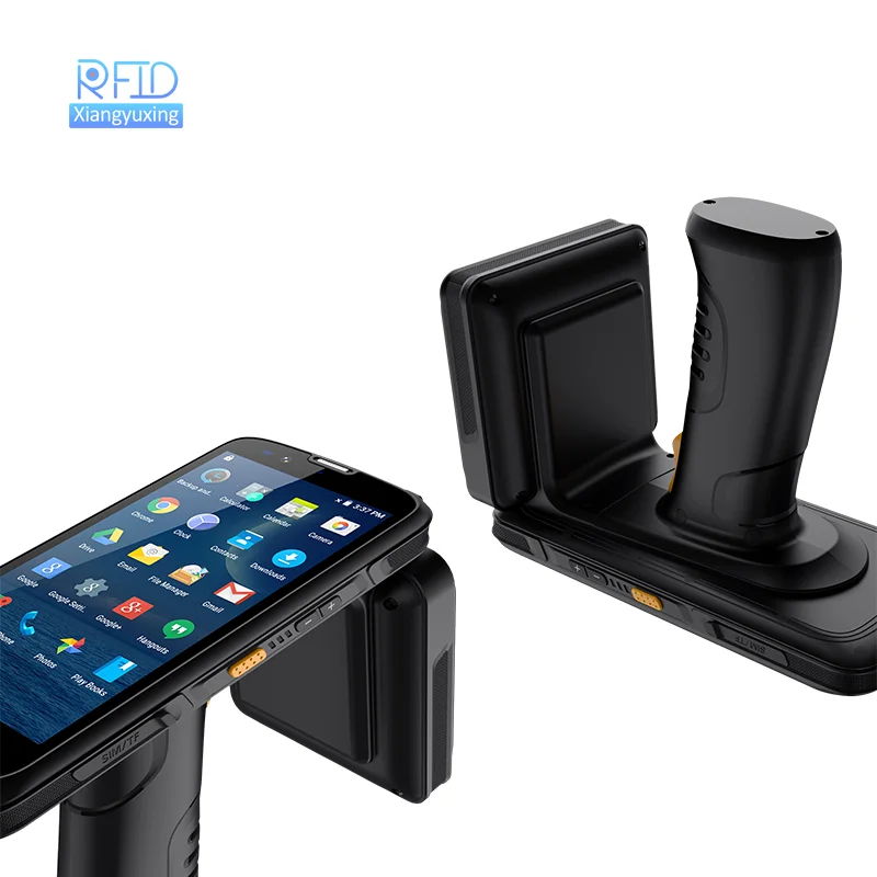 Lector y grabador RFID portátil Android 12 UHF de largo alcance con frecuencia de 860-960 MHz