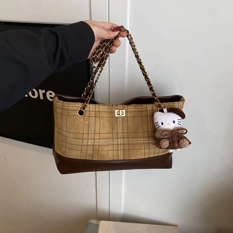 

Classic Luxury Handbag Ladies, Comfortable Leather Shoulder Bag, Famous Designer, Elegant Minimalist