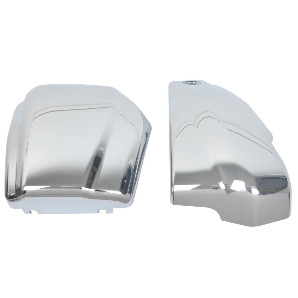Хромированные мотоциклетные ABS-пластиковые боковые крышки аккумулятора, обтекатель для Yamaha Dragstar Vstar XVS1100 Classic Custom 1999-2011